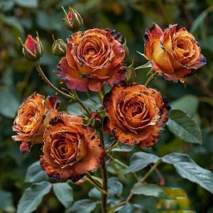 Роза плетистая Оранжевый Бриллиант купить по цене от 450р. в интернет-магазине «Посадика» с доставкой почтой в в Нюрбае и по всей России – [изображение №1].